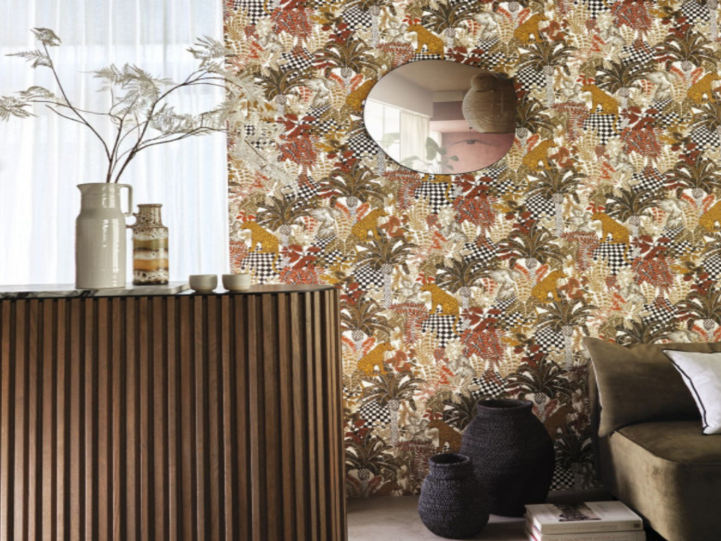 Cortina tecido no varao para casa