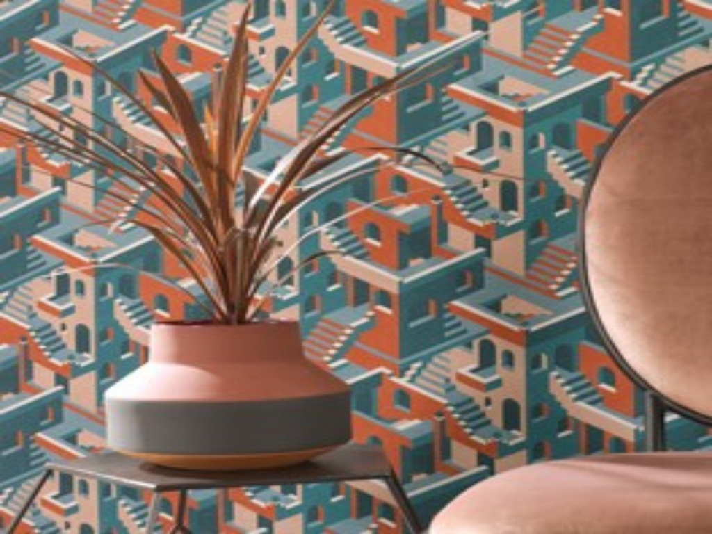 Cortina tecido no varao para casa