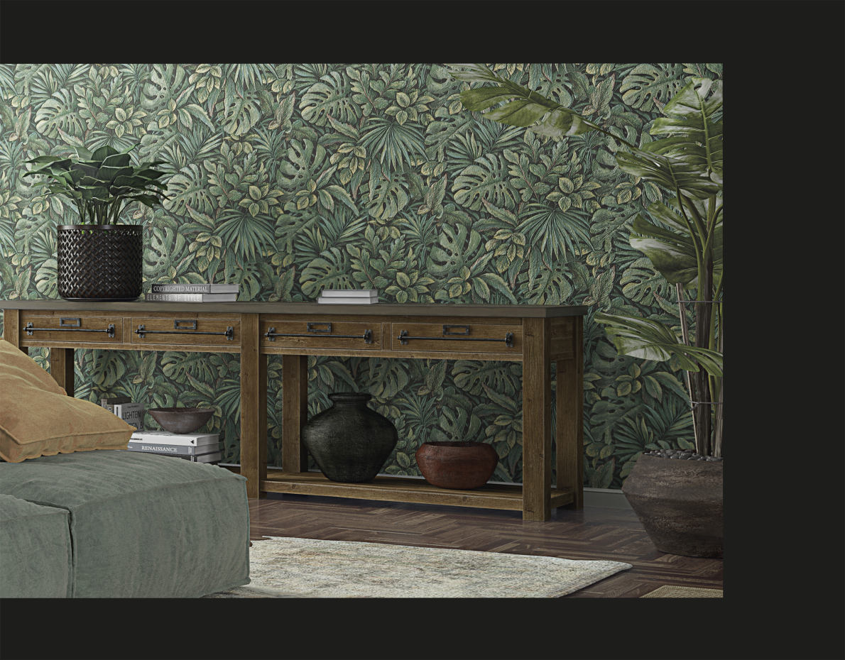 Cortina tecido no varao para casa