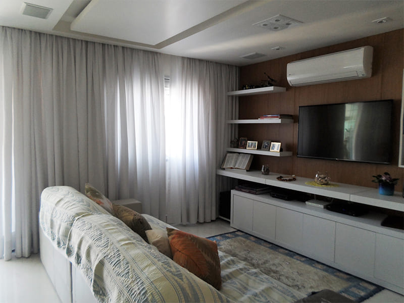 Cortina Franzida - Trilho Suico cortina trilho suico suiço para casa